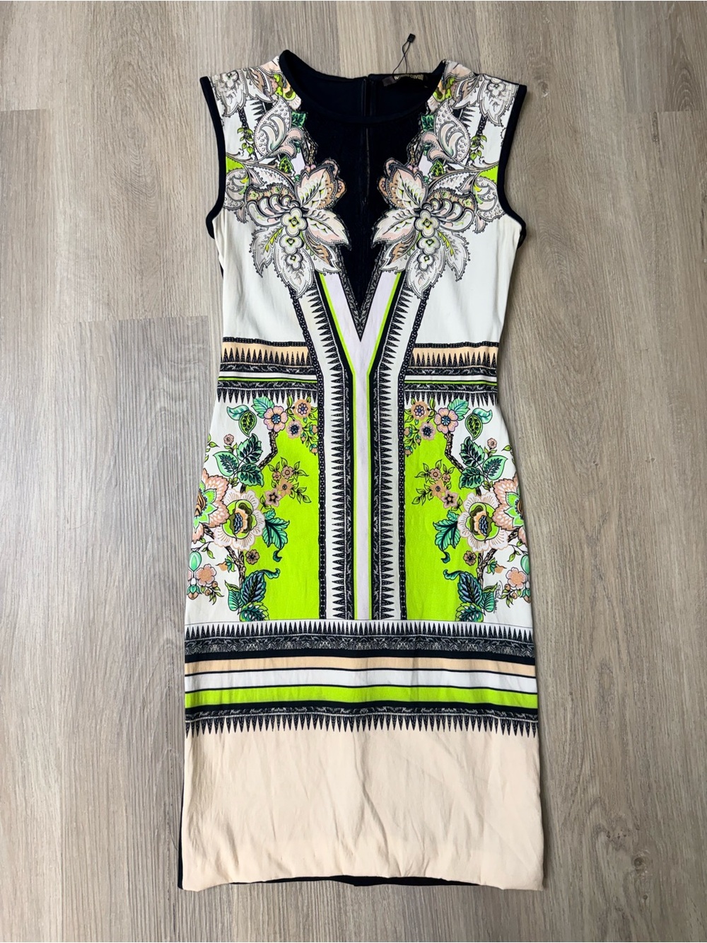 Roberto Cavalli Multicolored Bodycon Dress